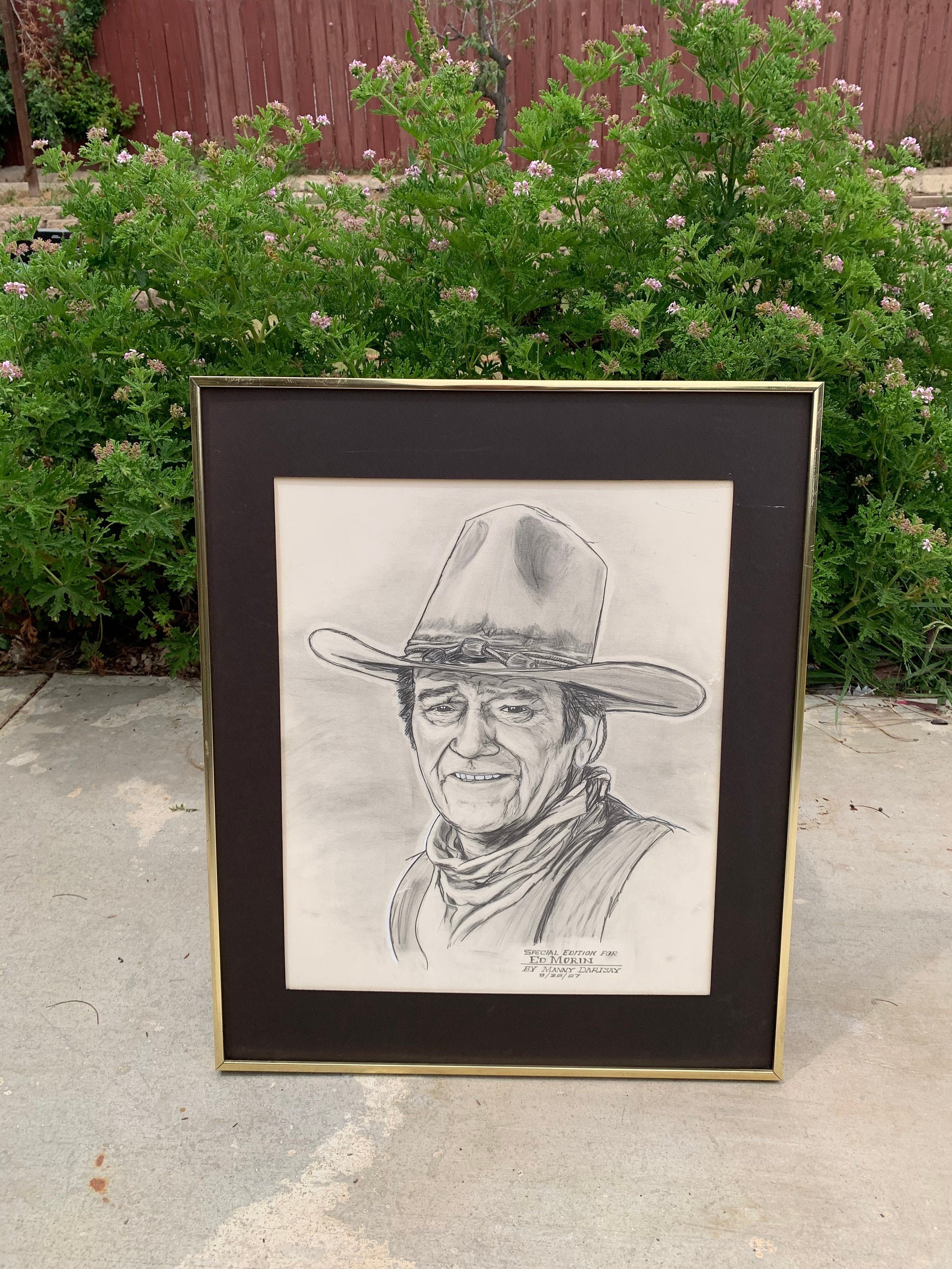 John Wayne Framed 