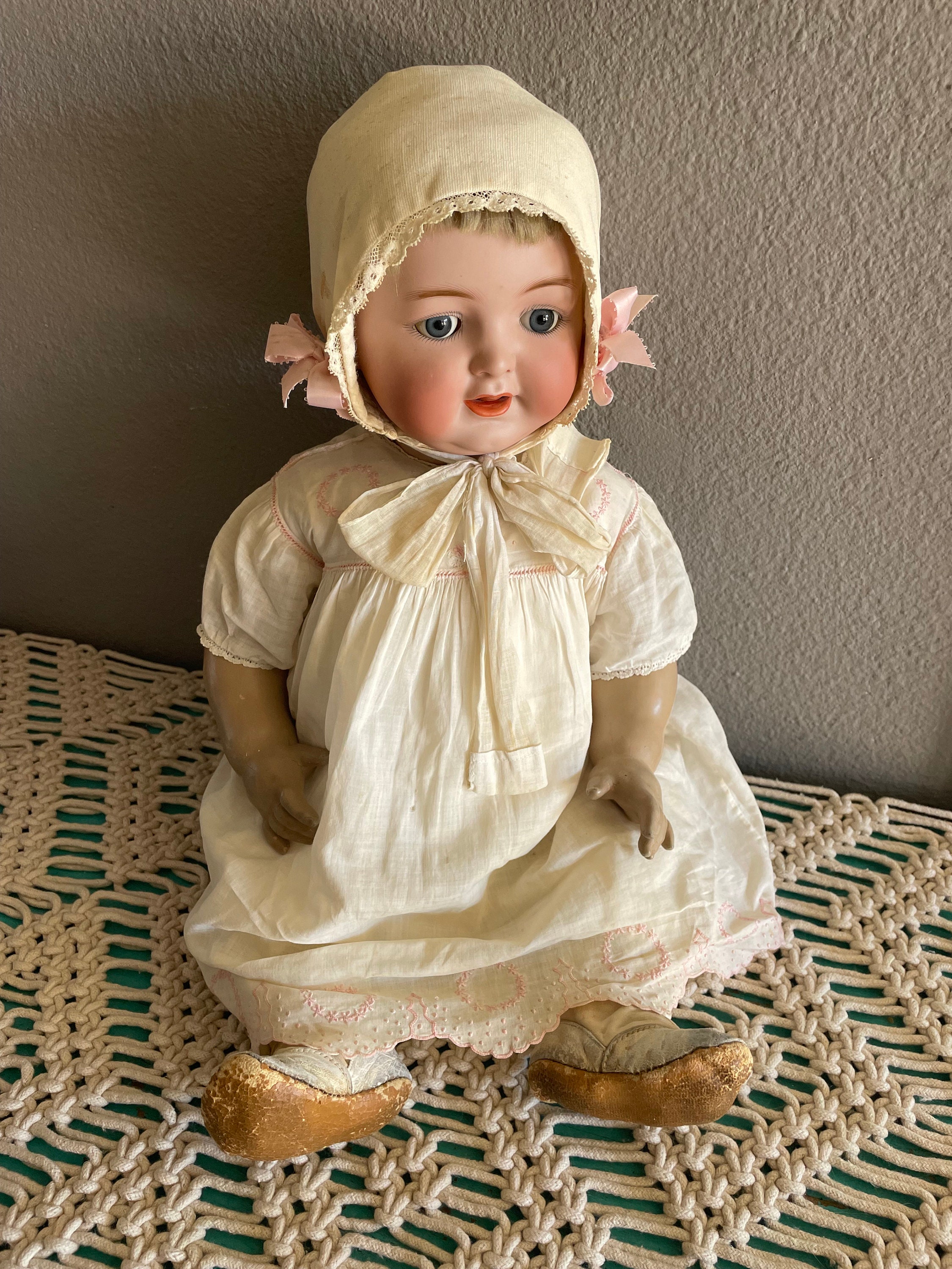 Ancienne poupée métisse Simon Halbig 1900