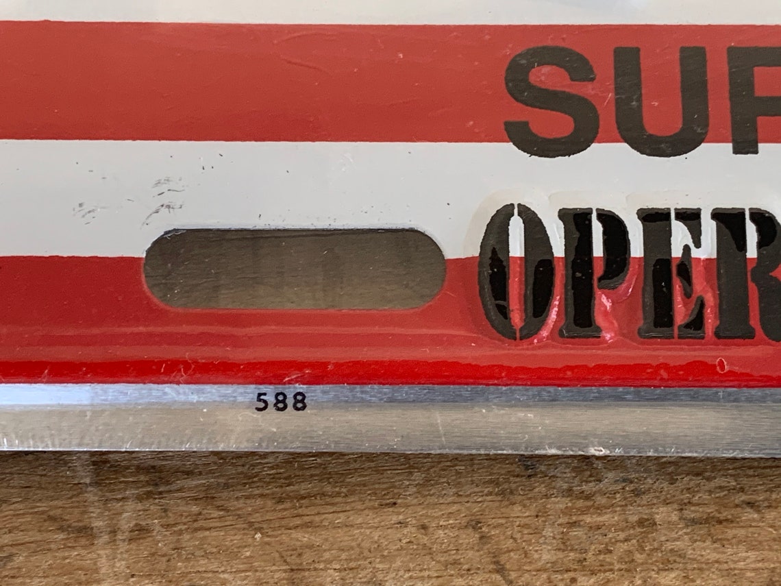 Vintage 1991 Operation Desert Storm License Plate Etsy