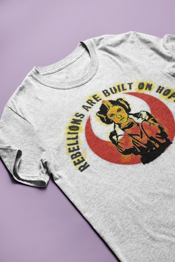 Princess Leia - Rebellions Are Built on Hope - Star Wars T-Shirt - Hope
