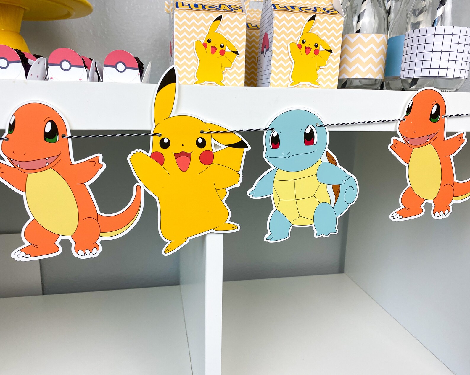Pokemon Garland Pokemon Party Pokemon Decor Printable | Etsy