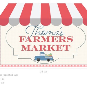 Farmers Market Poster Sign - Farmers Market Birthday Poster - Farmers ...
