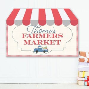 Farmers Market Poster Sign - Farmers Market Birthday Poster - Farmers ...
