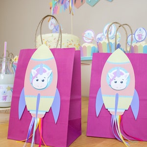 Unicorn Party Favor Bag - Unicorn Birthday Party Favor - Space Party Favor Bag - Unicorn Birthday Decoration - Space Party Favors