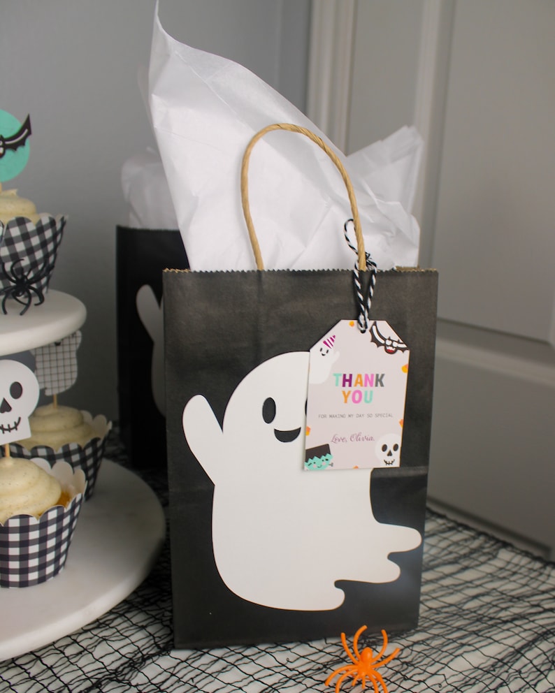 Halloween Party Favor Bag Halloween Birthday Party Etsy