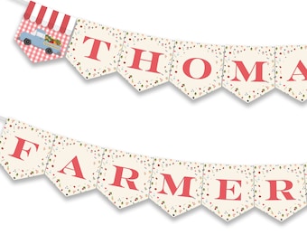 Farmers Market Banner - Farmers Market Birthday Garland - Farmers Market Decoration -  Farmers Market Birthday Decorations