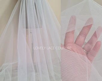 Tulle dur de 3 mètres de large pour jupes, robes de mariée, tulle rigide pour jupes ou robes avec plus de maintien, tissu en résille dur