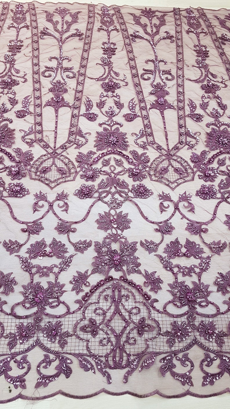 3D-Handbeaded Flower Ornamental Lace Fabric couture lace evening dress fabric embroidery fabric bridal lace Net lace LL-1302