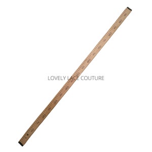 LL-Z100, Holzmaßstab 100 cm (Stockmeter)Tuchelle Maßstab Schneiderelle Stoffelle