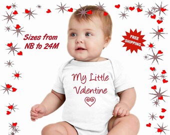 Gerber Body para bebé My Little Valentines Heart Cute Love Boy Girl NB-24 M