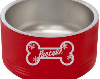 Comedero para perros Holiday con personalización