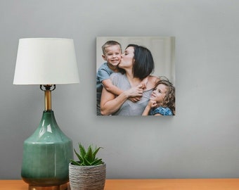 Impresión fotográfica personalizada en lienzo: retratos familiares y fotos de boda