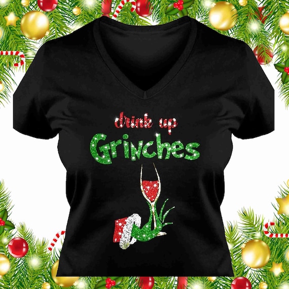 drink up grinches plus size shirt