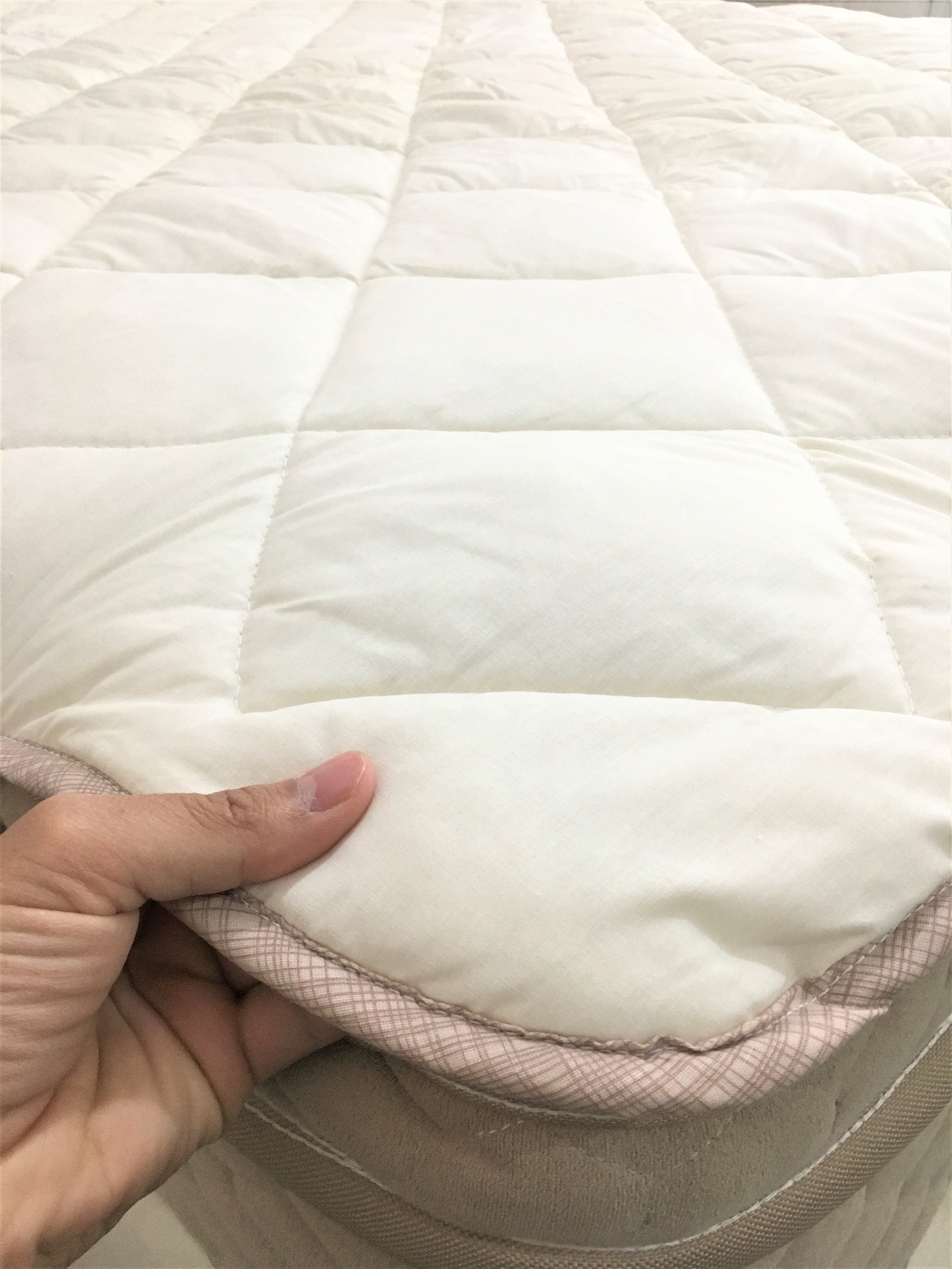 Organic Wool Mattress Pad Wool Mattress Topper Sleeping Etsy