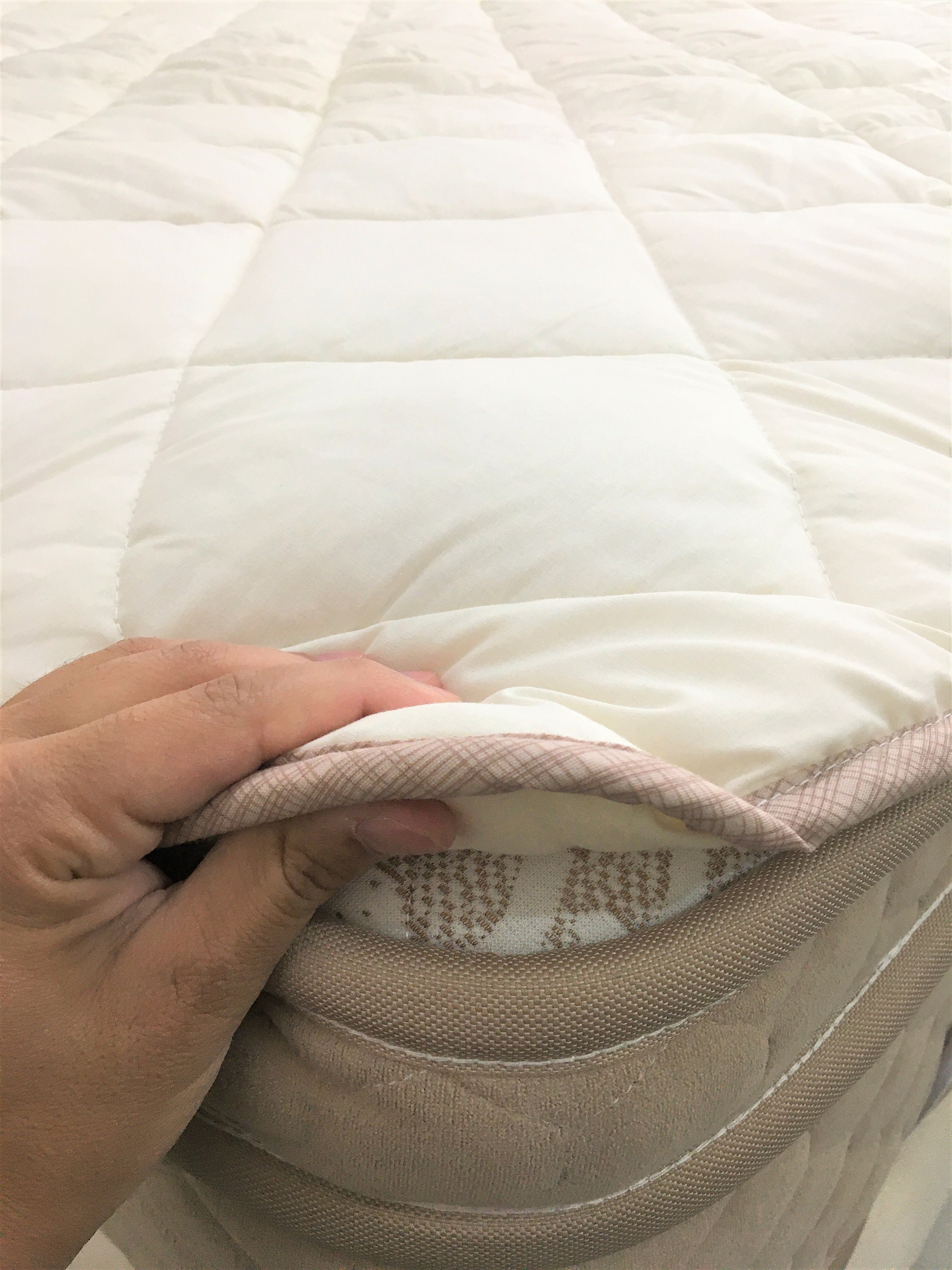 Organic Wool Mattress Pad Wool Mattress Topper Sleeping Etsy