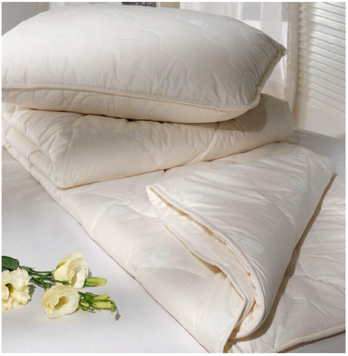 Organic High Quality Wool Quilt Wool Comforter Etsy