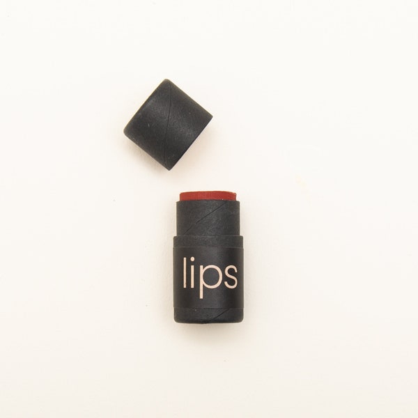 Tinted Lip Balm - Dark Red / Allure - All Natural Lip Balm, Tinted Chapstick, Moisturizing Lip Balm, Lip Treatment
