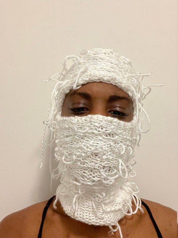 Distressed Balaclava Mask | Distressed Ski Mask| One Size Fits