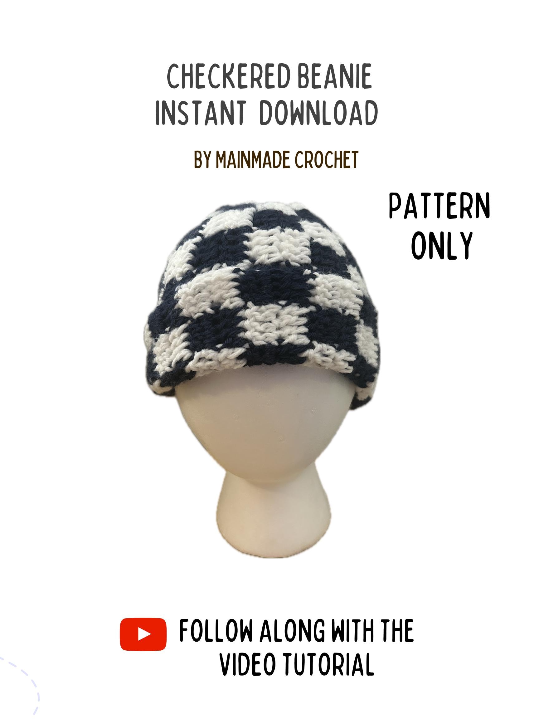 帽子 BELOVED GINGHAMCHECK FRILL BEANIE Checker Beanie - Etsy