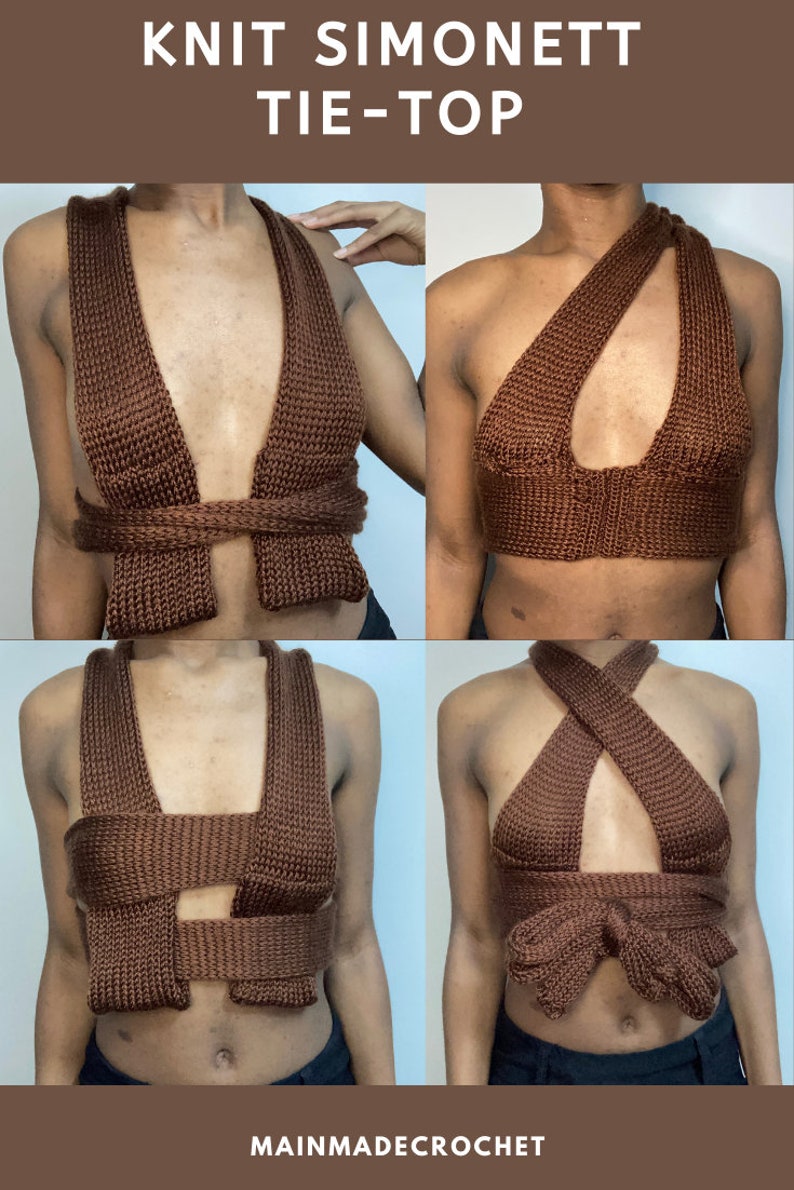 Simonett Inspired Knit Tie Top
