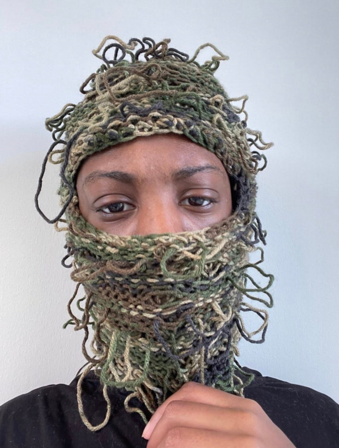 Distressed Balaclava Mask | Distressed Ski Mask| One Size Fits