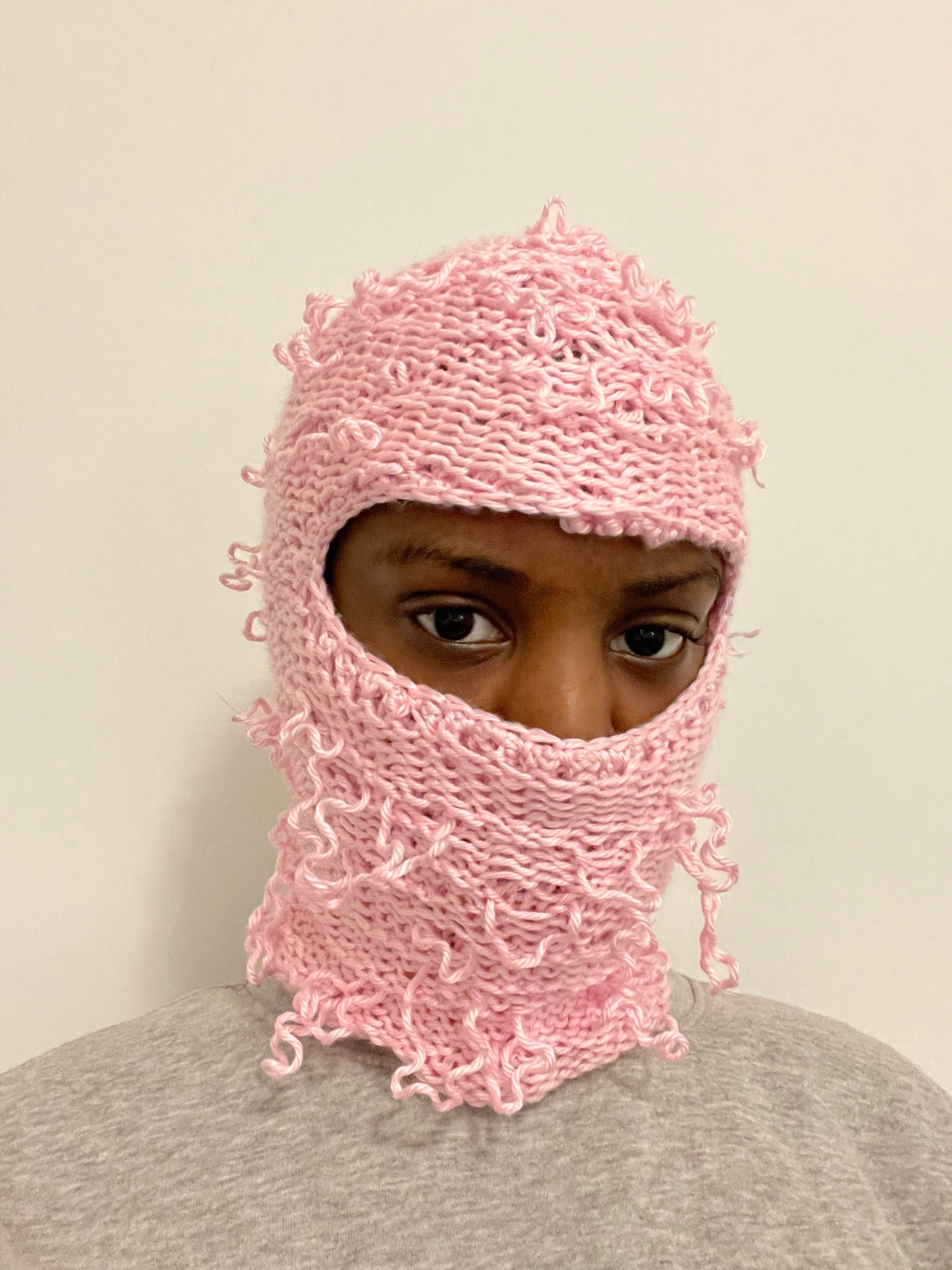 Distressed Balaclava Mask | Distressed Ski Mask| One Size Fits