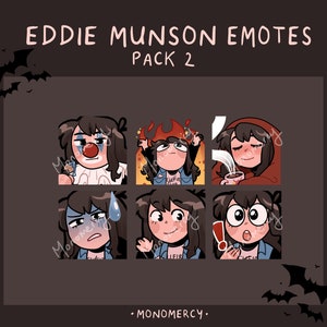Eddie Emote Pack 2| Twitch & Discord Emotes
