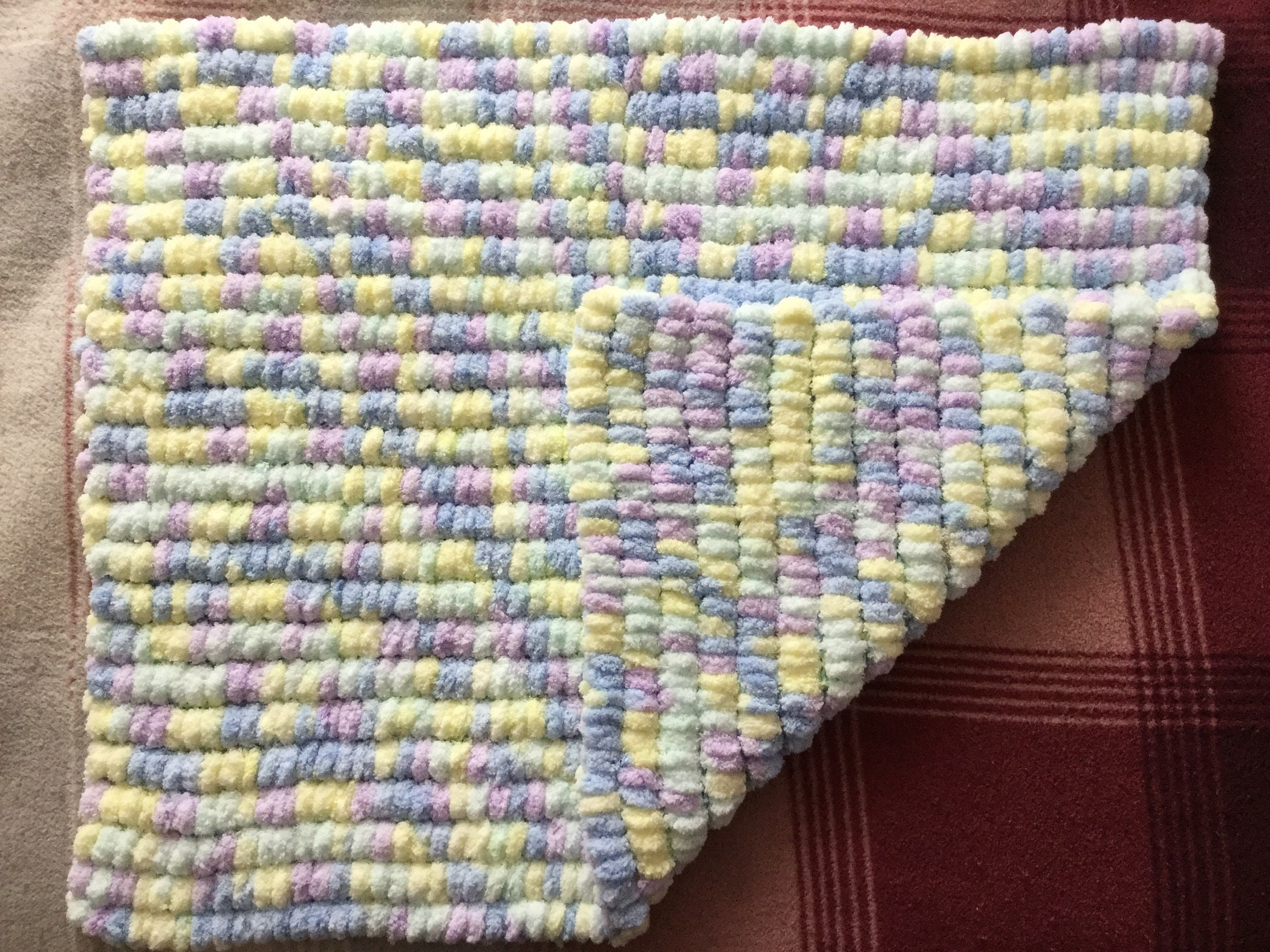 Pom Pom Baby Blankets Etsy