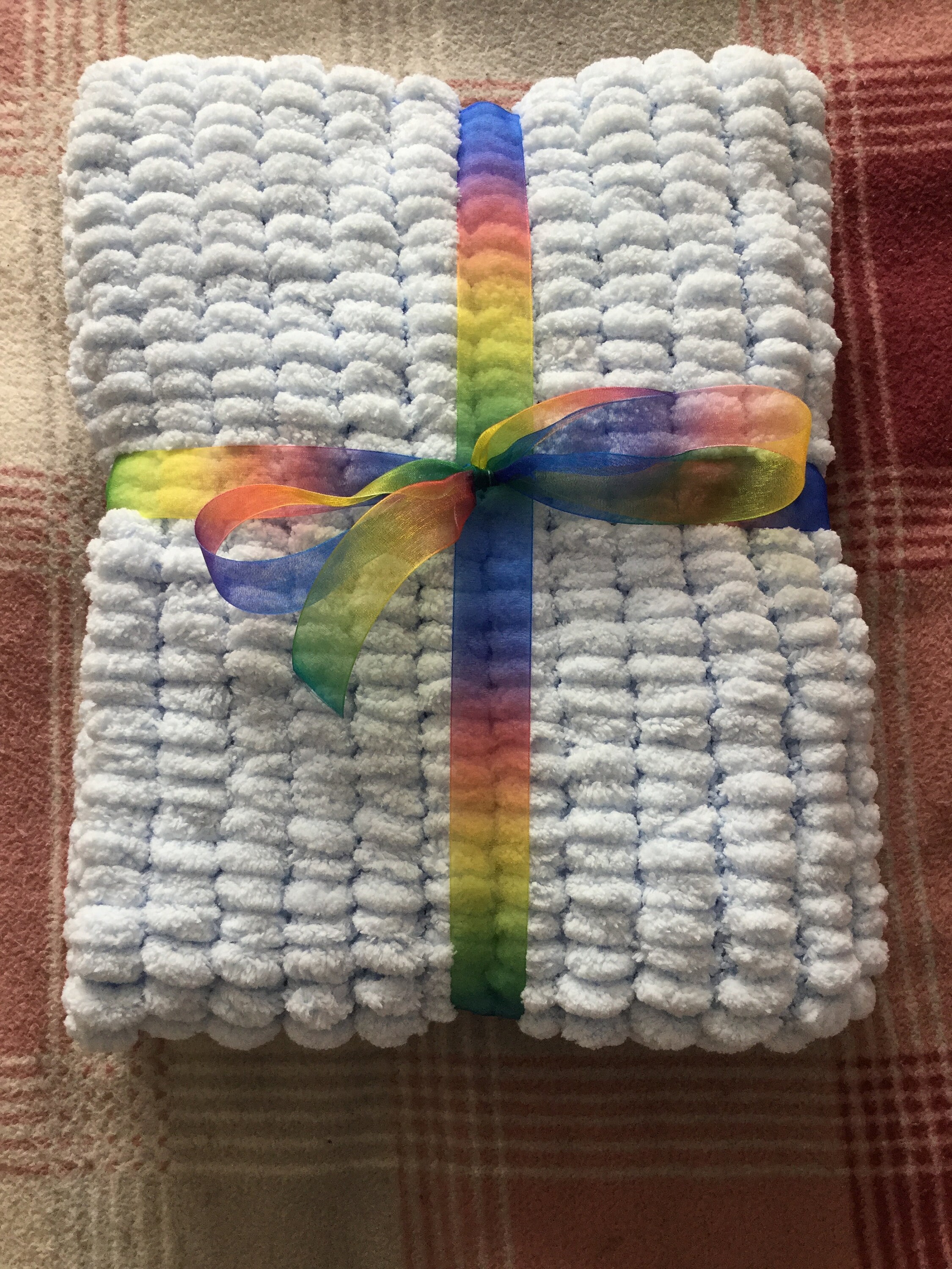 Pom Pom Baby Blankets Etsy UK