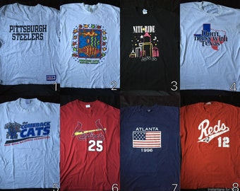 vintage sports t shirts