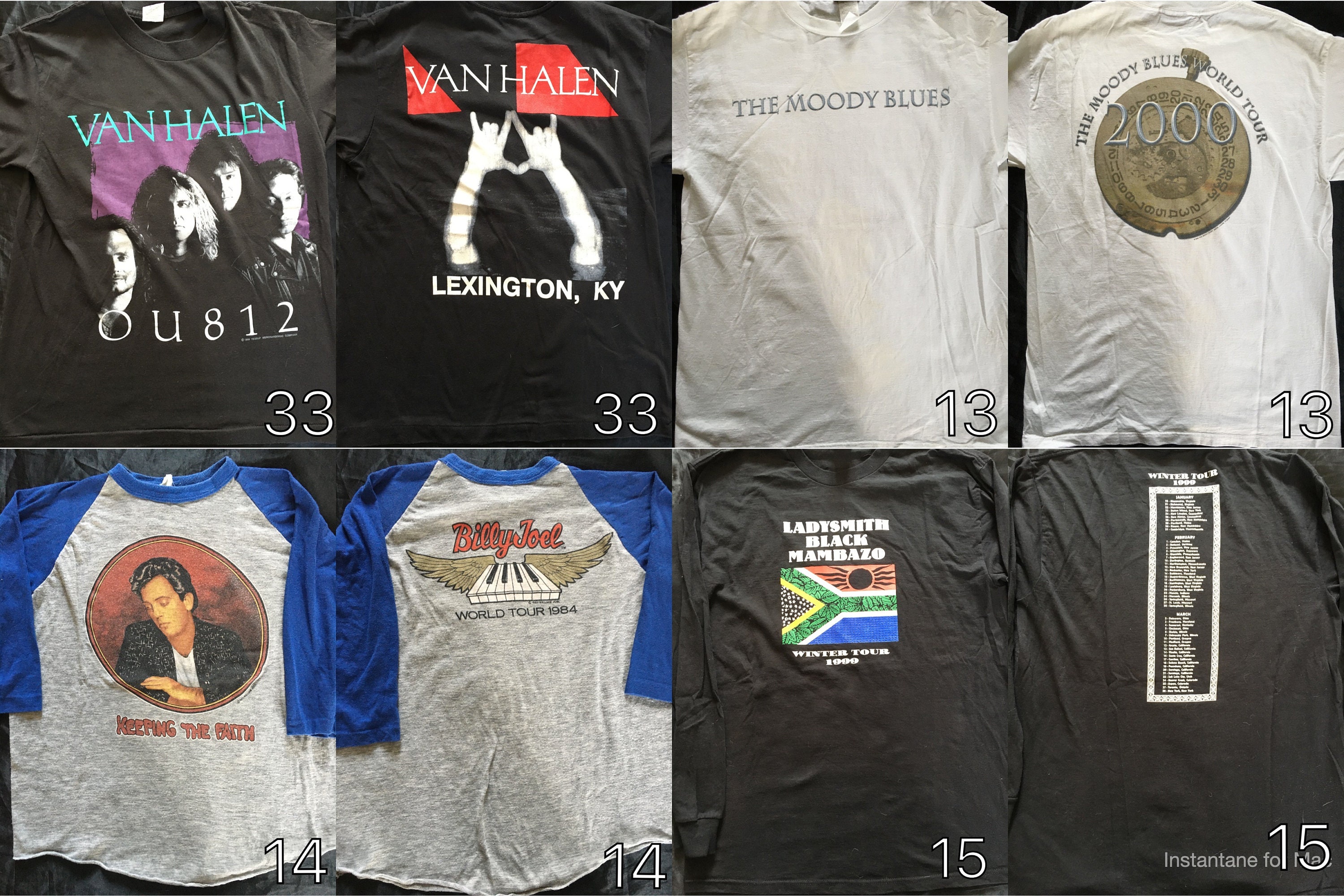 Vintage Band Shirts Vintage Music Shirts Vintage Tour Shirts Etsy