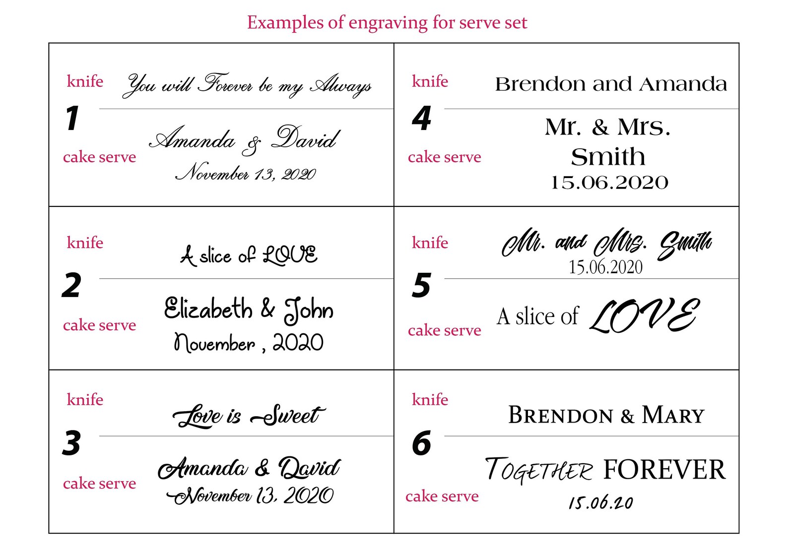 Navy Wedding Server Set Personalized Cake server and Cake Etsy