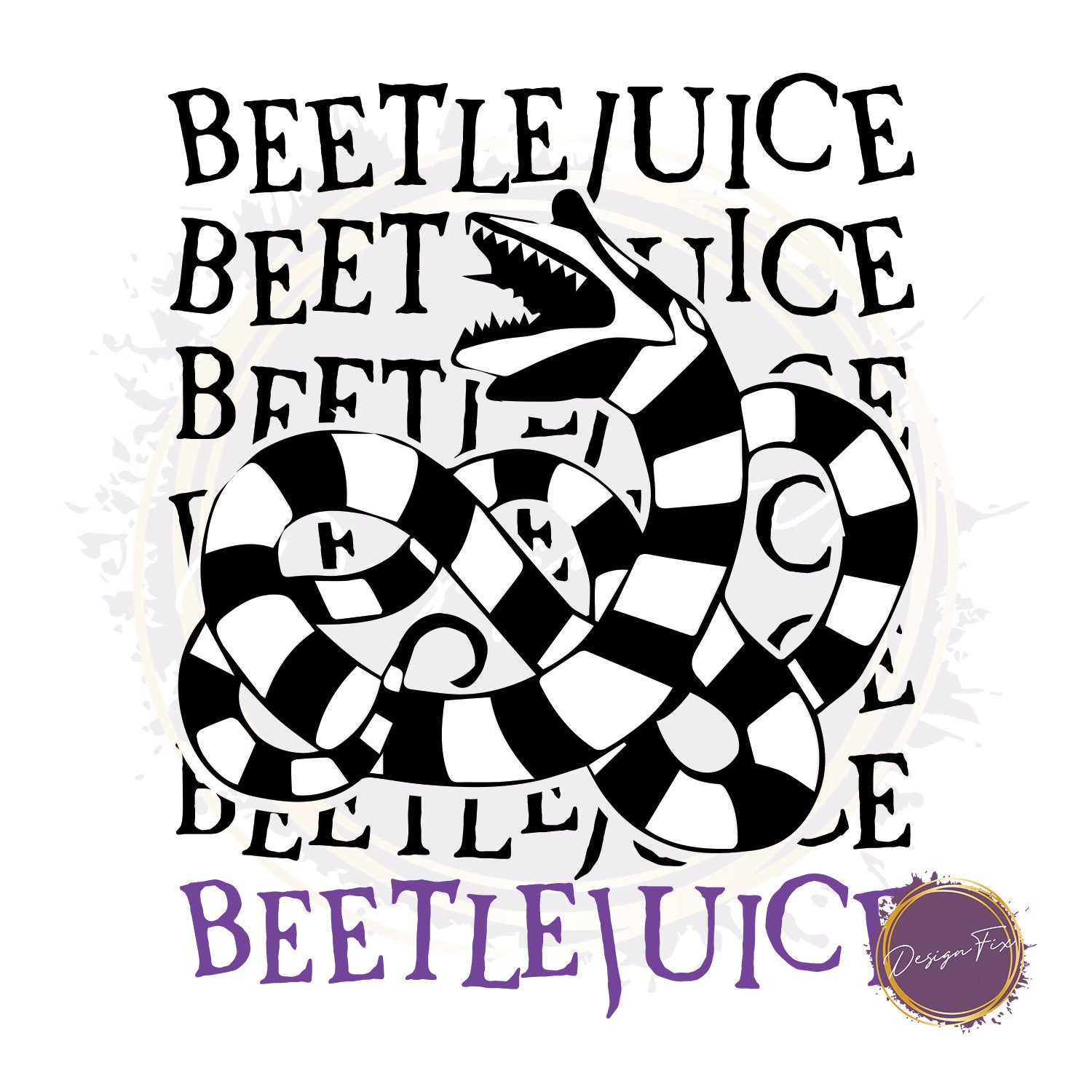 Beetlejuice Snake SVG