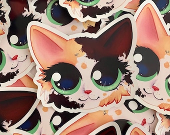Calico Weatherproof Sticker