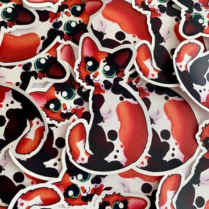 Calico Weatherproof Sticker