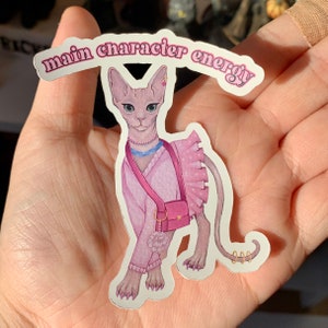 Adesivo à prova de intempéries Energy Sphynx do personagem principal