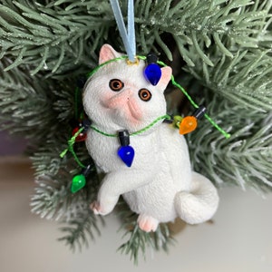 Persian Cat Breed Holiday Ornament
