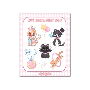 Kitty Carnival Sticker Sheet