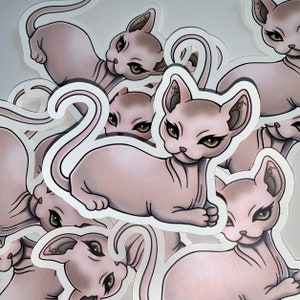 Sphynx Weatherproof Sticker