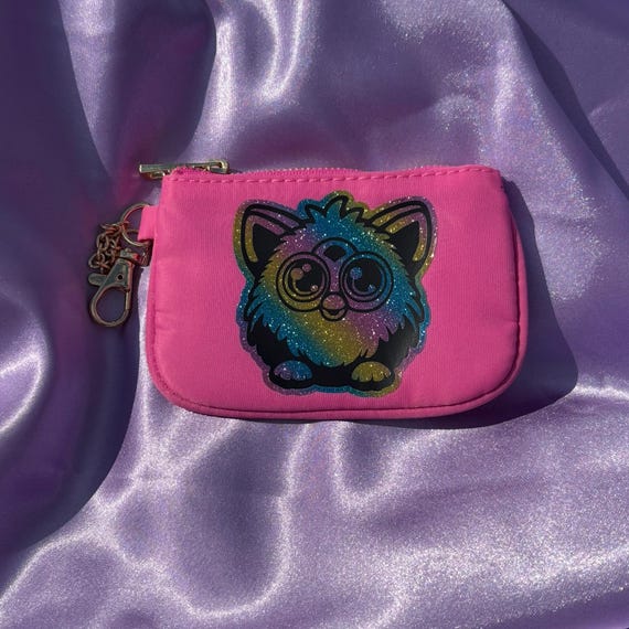 Furbkitty Kawaii Rainbow Wristlet Pouch Coin Purse Gold Zipper - Etsy