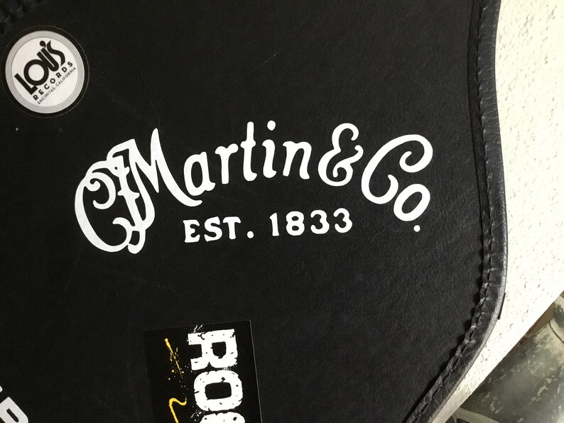 MARTIN & Co GUITAR Decal / C. F. MARTIN Guitar / Music Sticker Etsy