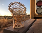 Mini Peacock Chair - Boho Home Accessories - Boho Gifts for Her - bohemian Home Decor
