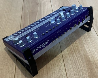 Stand for Behringer TD-3 (Roland TB-303 clone) or RD-6 (606) with 20 degree tilt, upright stand, or custom angle