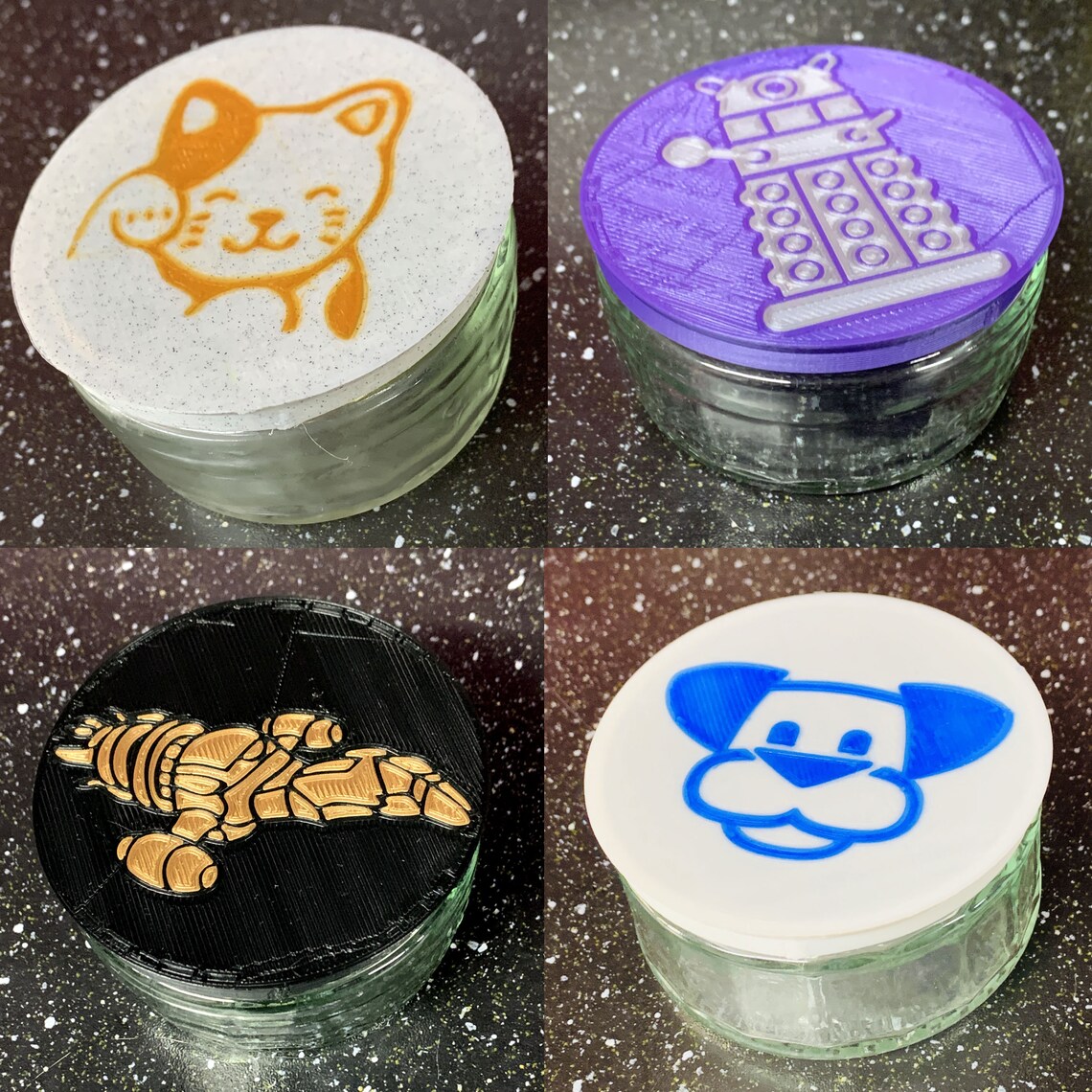 Personalised Lids for Gu Pots turn delicious waste into Etsy