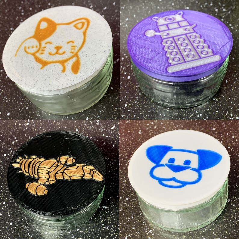 Personalised Lids for Gu Pots turn delicious waste into Etsy