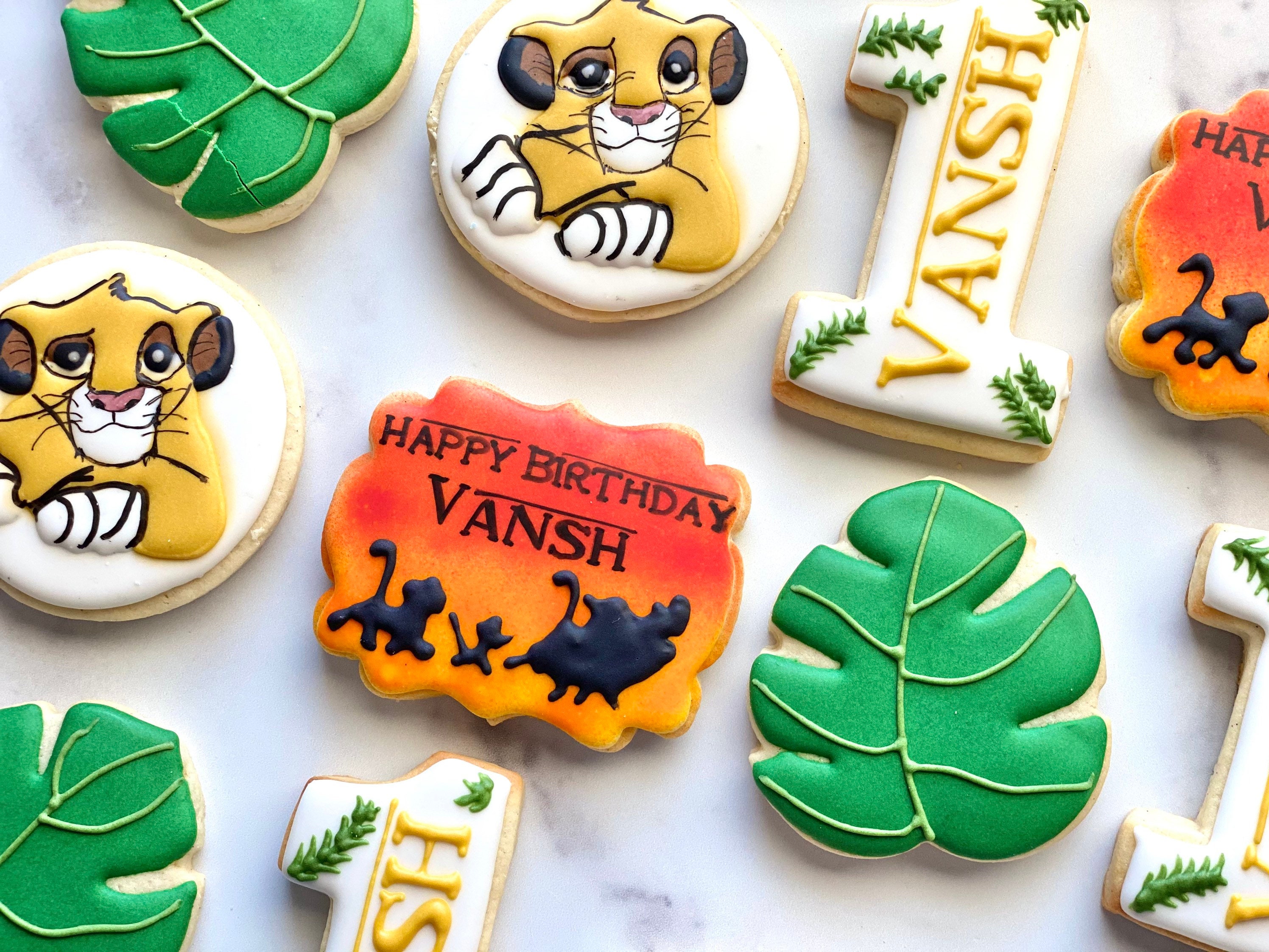 Lion King Personalized Sugar Cookies Lion King Theme Cookies Etsy
