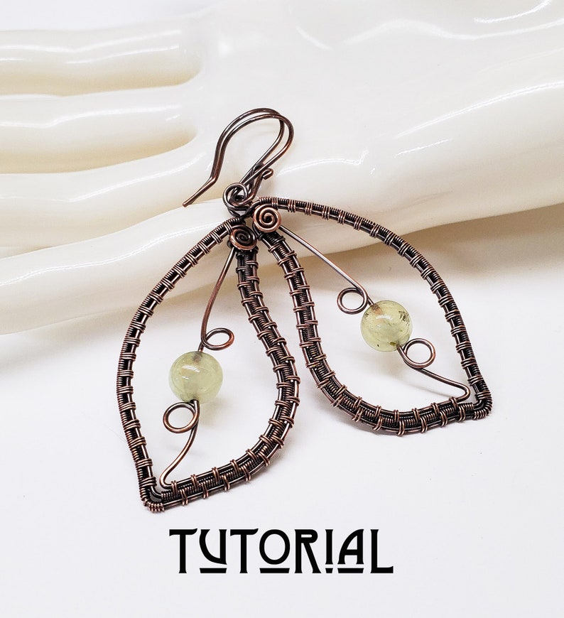 Delicate Leaves Earring Tutorial image 1