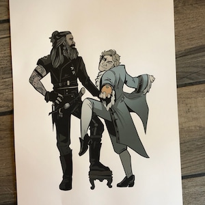 Rumours | Art Print | Our Flag Means Death | Stede Bonnet | Black Beard
