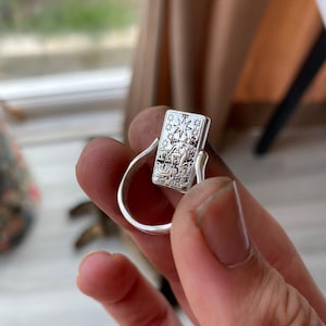 Tarotkaart gedraaide ring Dubbelzijdig The Sun X The Star tarotkaarten 925 sterlingzilveren ring