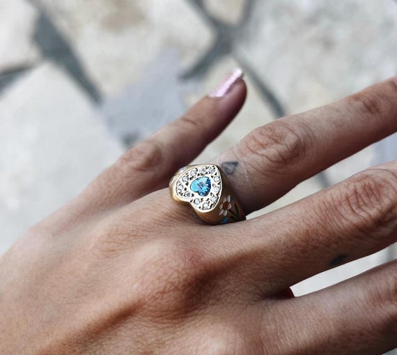 Heart Signet Pandora Daisy Signet Ring Pandora Radiant Heart Pavé